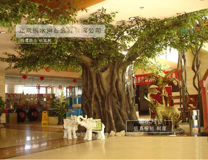 仿真樹(shù)包柱子