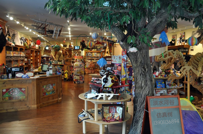 商場(chǎng)仿真樹