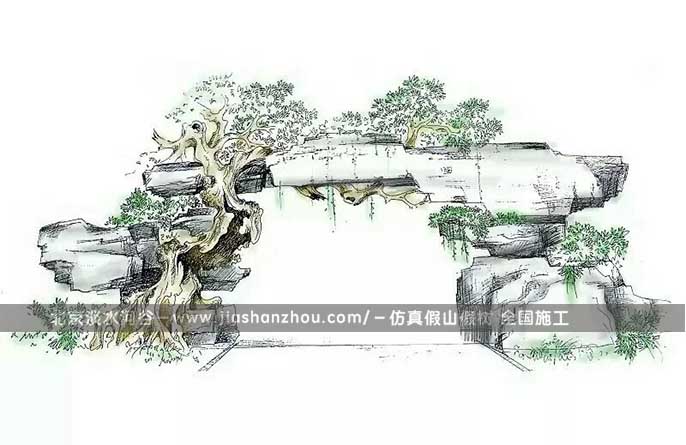 仿真樹大門.jpg 仿真樹大門