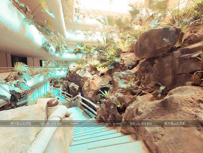 水泥假山.jpg 水泥假山