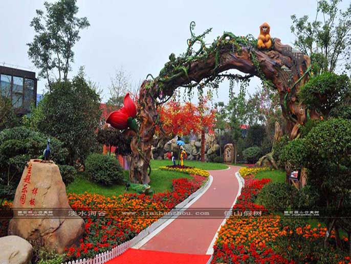 仿真樹(shù)大門(mén)