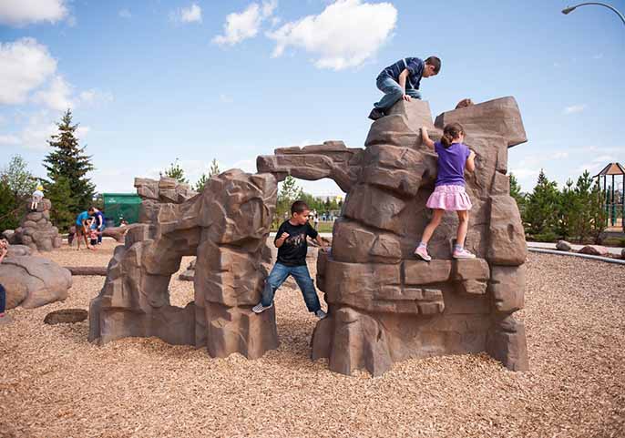 兒童樂園塑石假山