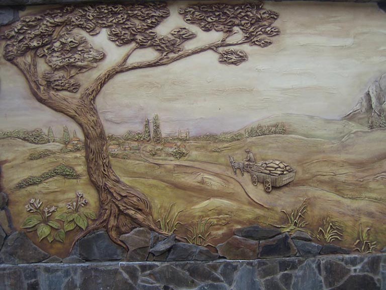 浮雕仿真樹(shù)