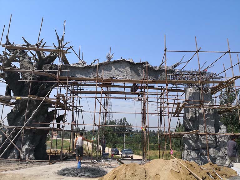 仿真樹(shù)大門(mén)