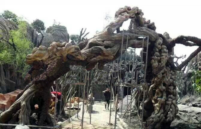 仿真樹(shù)大門(mén)