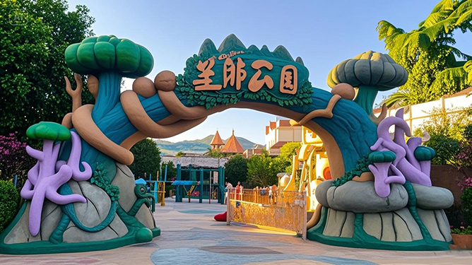 生態(tài)園大門