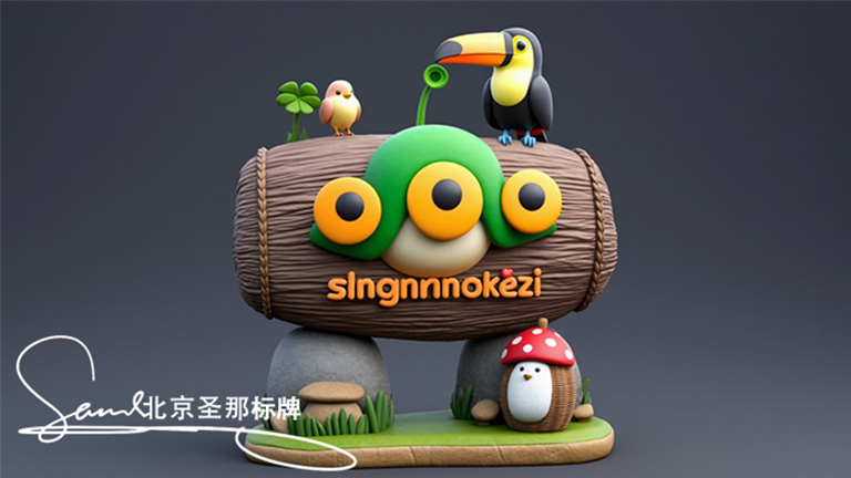 水泥仿木標(biāo)識牌