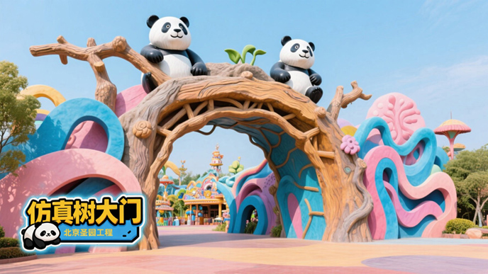 仿真樹(shù)大門(mén)
